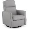 imageDelta Children Blair Slim Nursery Glider Swivel Rocker Chair CreamFrench Gray