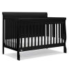 imageDelta Children Canton 4in1 Convertible Crib  Easy to Assemble Espresso CherryBlack Ebony