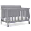 imageDelta Children Canton 4in1 Convertible Crib  Easy to Assemble Espresso CherryGrey