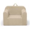 imageDelta Children Cozee Corduroy Foam Chair BlueCream