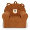 imageDelta Children Deluxe Cozee Chair Pink CatBrown Teddy Bear