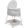 imageDelta Children Deluxe Soothing Dreams Bassinet Grey WindchimeGrey Windchime