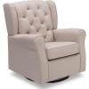 imageDelta Children Emma Nursery Glider Swivel Rocker Chair Greenguard Gold Certified French GreyFlax