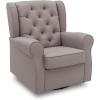 imageDelta Children Emma Nursery Glider Swivel Rocker Chair Greenguard Gold Certified French GreyFrench Grey