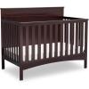 imageDelta Children Fancy 4in1 Convertible Baby Crib  Greenguard Gold Certified GreyDark Chocolate