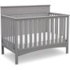 imageDelta Children Fancy 4in1 Convertible Baby Crib  Greenguard Gold Certified GreyGrey