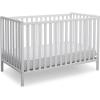 imageDelta Children Heartland 4in1 Convertible Crib  Greenguard Gold Certified GreyBianca White