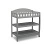 imageDelta Children Infant Changing Table with Pad Espresso CherryGrey