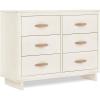 imageDelta Children babyGap Skye 6 Drawer Dresser with Interlocking Drawers Greenguard Gold Certified Bianca WhiteAntique White