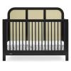 imageSimmons Kids Theo 6in1 Convertible Crib  Greenguard Gold Certified BlackTextured AlmondBlackTextured Almond