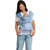imagebabyGap by Delta Children Legacy 3in1 Baby Carrier  Newborn to Toddler Holds 75 to 25 lbs Facein and FaceOut Baby Carrier Wrap with Lumbar Support Ergonomic ChambrayChambray
