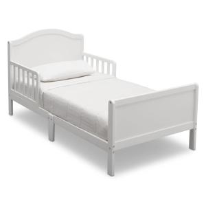 imageDelta Children Bennett Wood Toddler Bed  Greenguard Gold Certified Bianca WhiteBianca White