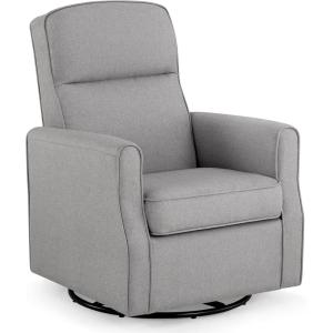 imageDelta Children Blair Slim Nursery Glider Swivel Rocker Chair CreamFrench Gray