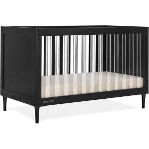 imageDelta Children Bowie 4in1 Convertible Acrylic Crib  Greenguard Gold Certified Black EbonyCrib