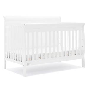 imageDelta Children Canton 4in1 Convertible Crib  Easy to Assemble Espresso CherryBianca White