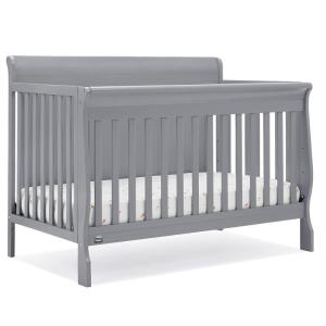 imageDelta Children Canton 4in1 Convertible Crib  Easy to Assemble Espresso CherryGrey