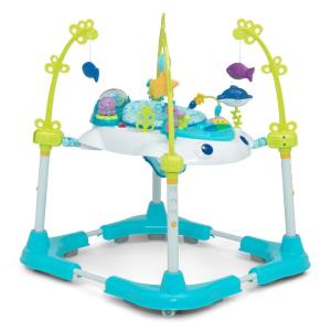 imageDelta Children Deluxe Bounceroo Learn2Walk Balancer Baby Walker Blue Ocean AdventureBlue Ocean Adventure