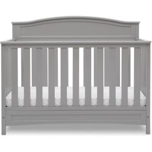 imageDelta Children Emery 4in1 Convertible Baby Crib  Greenguard Gold Certified WhiteGrey