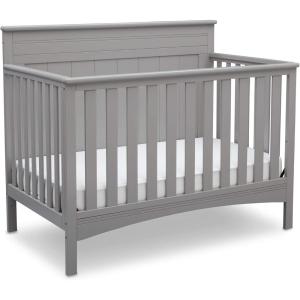 imageDelta Children Fancy 4in1 Convertible Baby Crib  Greenguard Gold Certified GreyGrey