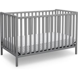 imageDelta Children Heartland 4in1 Convertible Crib  Greenguard Gold Certified GreyGrey