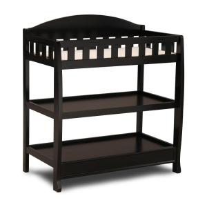 imageDelta Children Infant Changing Table with Pad Espresso CherryBlack