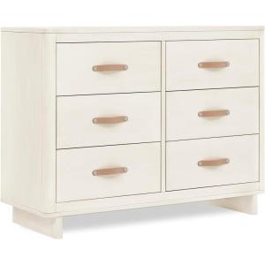 imageDelta Children babyGap Skye 6 Drawer Dresser with Interlocking Drawers Greenguard Gold Certified Bianca WhiteAntique White