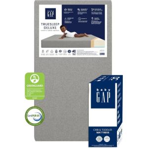 imageGAP babyGap TrueSleep 2Stage Deluxe Crib and Toddler Mattress  Waterproof  GREENGUARD Gold Certified  Temperature Regulating  Moisture WickingMattress Only