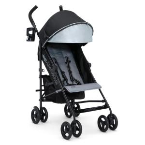 imageJeep PowerGlyde Stroller by Delta Children Lightweight Travel Stroller with Smoothest Ride ampamp Compact Fold 3Position Recline Extra Large Storage Basket Olive GreenBlackGrey