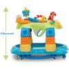 imageDelta Children Lil Play Station 4in1 Activity Walker  Rocker Activity Center Bouncer Walker  Adjustable Seat Height  Fun Toys for Baby Sadie the LadybugBlue