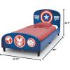 imageDelta Children Upholstered Twin Bed DC Comics Justice LeagueTwin Bed