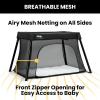 imageJeep Horizon Compact Travel 2in1 Play Yard and Bassinet BlackBlack