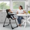 imageJeep by Delta Children Classic Convertible 2in1 High Chair for Babies and Toddlers with Adjustable Height Recline ampamp Footrest  Dishwasher Safe Meal Tray Black
