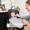 imageJeep by Delta Children Classic Convertible 2in1 High Chair for Babies and Toddlers with Adjustable Height Recline ampamp Footrest  Dishwasher Safe Meal Tray Black
