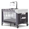 imageDelta Children LX Deluxe Portable Baby Play Yard With Removable Bassinet and Changing Table EclipseEclipse
