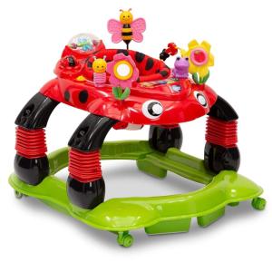 imageDelta Children Lil Play Station 4in1 Activity Walker  Rocker Activity Center Bouncer Walker  Adjustable Seat Height  Fun Toys for Baby Sadie the LadybugSadie the Ladybug