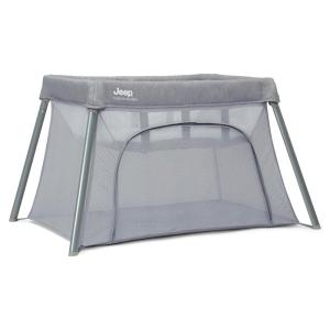 imageJeep Horizon Compact Travel 2in1 Play Yard and Bassinet BlackLight Grey