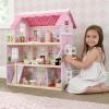 imageDelta Children Little Gem Dollhouse  3Story Dollhouse with 4 Rooms  Includes 16 Accessories  Fits 5inch Dolls  Pretend Play Dream Gift for Ages 3