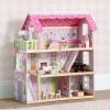 imageDelta Children Little Gem Dollhouse  3Story Dollhouse with 4 Rooms  Includes 16 Accessories  Fits 5inch Dolls  Pretend Play Dream Gift for Ages 3