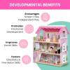 imageDelta Children Little Gem Dollhouse  3Story Dollhouse with 4 Rooms  Includes 16 Accessories  Fits 5inch Dolls  Pretend Play Dream Gift for Ages 3
