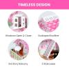 imageDelta Children Little Gem Dollhouse  3Story Dollhouse with 4 Rooms  Includes 16 Accessories  Fits 5inch Dolls  Pretend Play Dream Gift for Ages 3