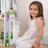 imageDelta Children MySize Dollhouse  Large 3Story Dollhouse with 7 Rooms Includes 12 Accessories  Fits 12inch Dolls  Pretend Play Dream Gift for Ages 3