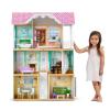imageDelta Children MySize Dollhouse  Large 3Story Dollhouse with 7 Rooms Includes 12 Accessories  Fits 12inch Dolls  Pretend Play Dream Gift for Ages 3