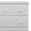 imageDelta Children 3 Drawer Dresser with Interlocking Drawers GreyBianca White