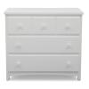 imageDelta Children 3 Drawer Dresser with Interlocking Drawers GreyBianca White