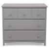 imageDelta Children 3 Drawer Dresser with Interlocking Drawers GreyGrey