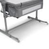 imageDelta Children Close2Me Bedside Baby Bassinet Sleeper with Breathable Mesh and Adjustable Heights  Lightweight Portable Crib Grey