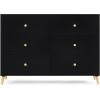 imageDelta Children Essex 6 Drawer Dresser BlackNaturalBlackNatural