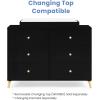 imageDelta Children Essex 6 Drawer Dresser BlackNaturalBlackNatural