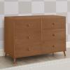 imageDelta Children Essex 6 Drawer Dresser BlackNaturalChestnut