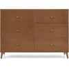 imageDelta Children Essex 6 Drawer Dresser BlackNaturalChestnut